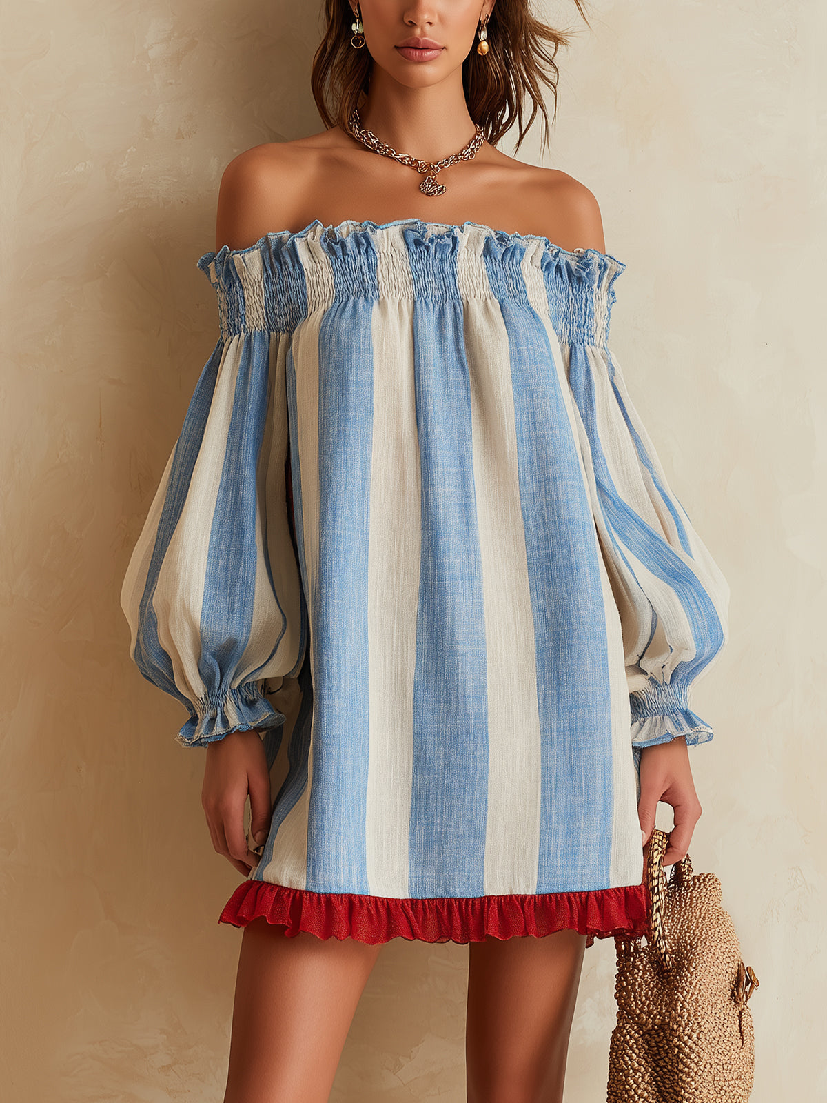 Cora Off-Shoulder Mini Dress