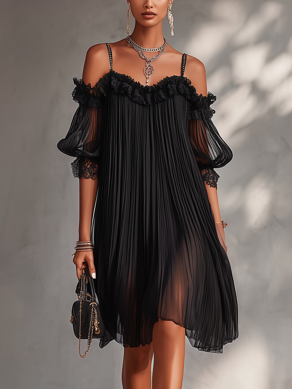 Mira Off-Shoulder Mini Dress