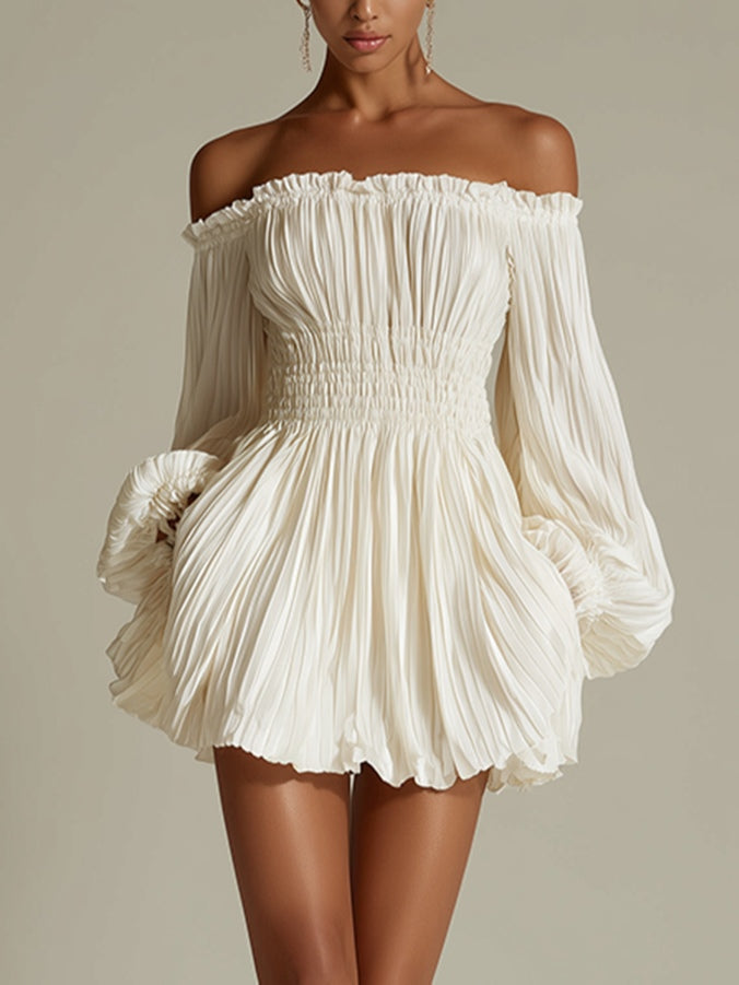 Mira Off-Shoulder Mini Dress