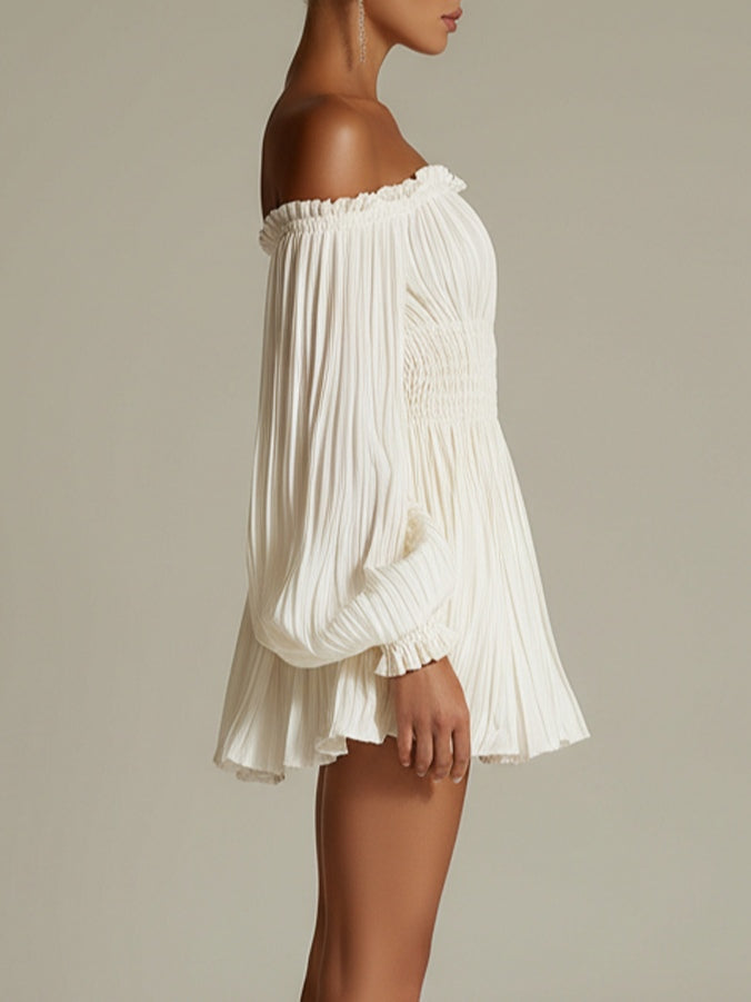 Mira Off-Shoulder Mini Dress