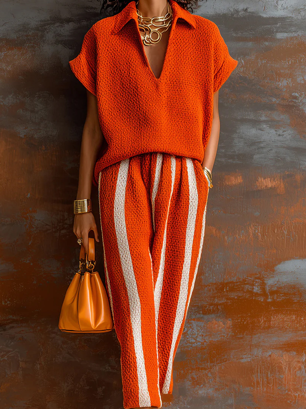 Berenice™ Colorblock Knit Two-Piece Set