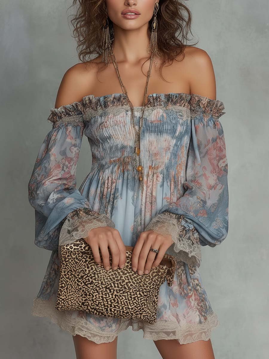 Aria Off-Shoulder Mini Dress