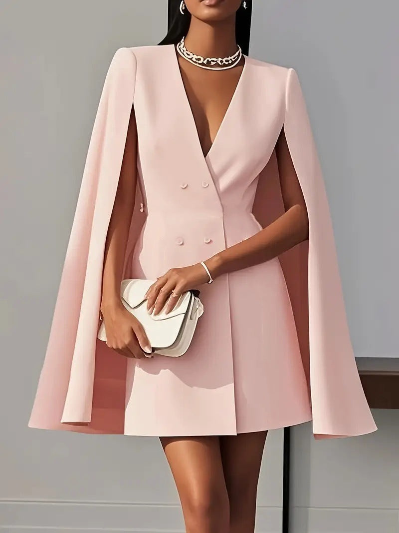 Mara Cape Blazer Dress
