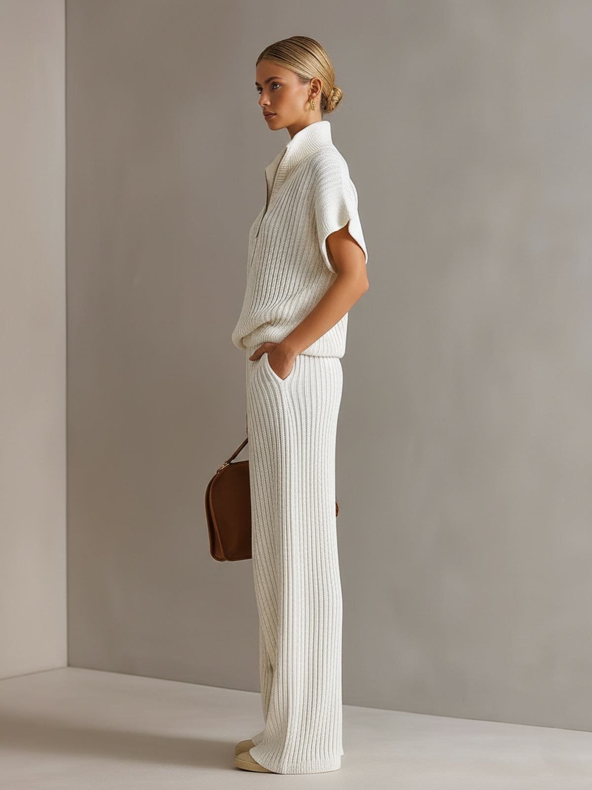 Brienne™ Zip Sweater Wide-Leg Set