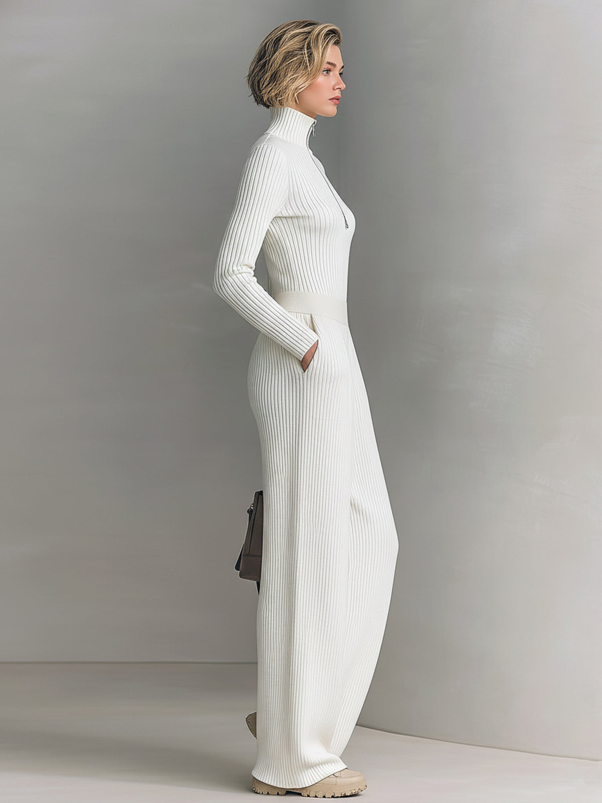 Katriona™ Mock Neck Knit Two-Piece Set