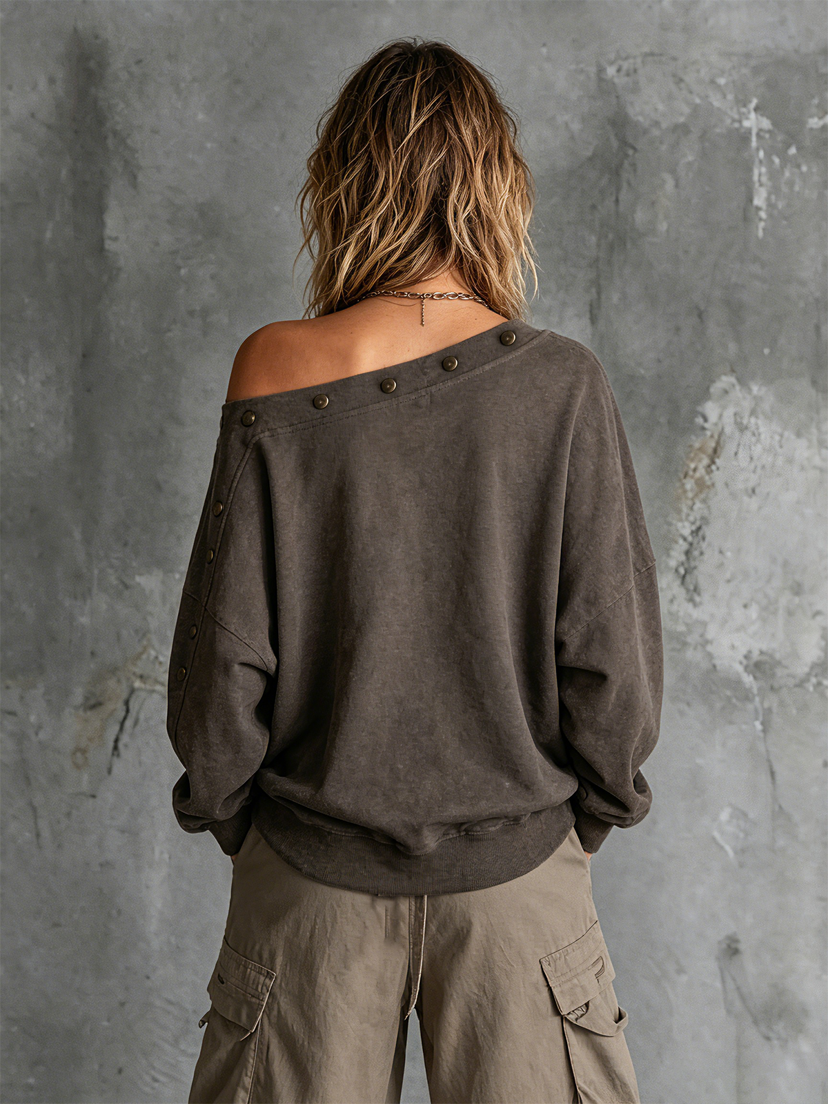 Corisande™ Star Embroidery Sweatshirt