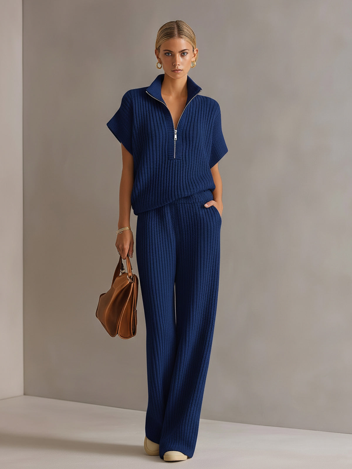 Brienne™ Zip Sweater Wide-Leg Set
