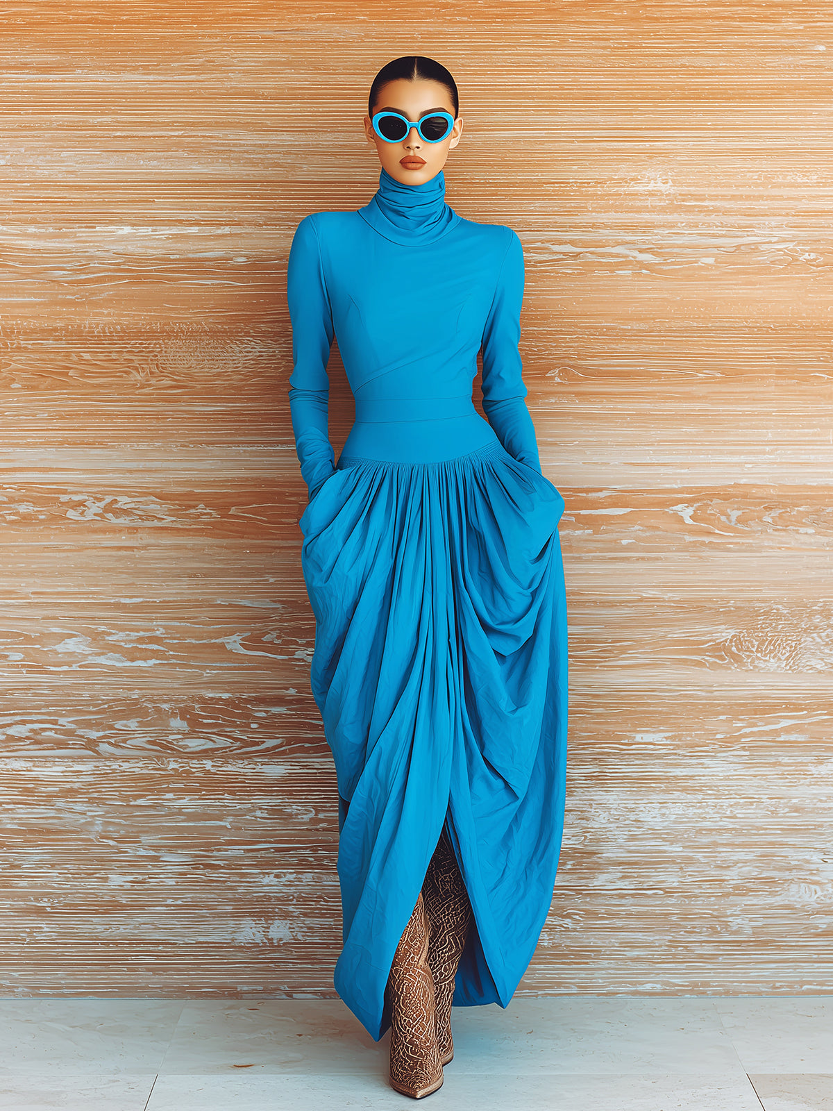 Rafaela™ Turtleneck Maxi Skirt Set