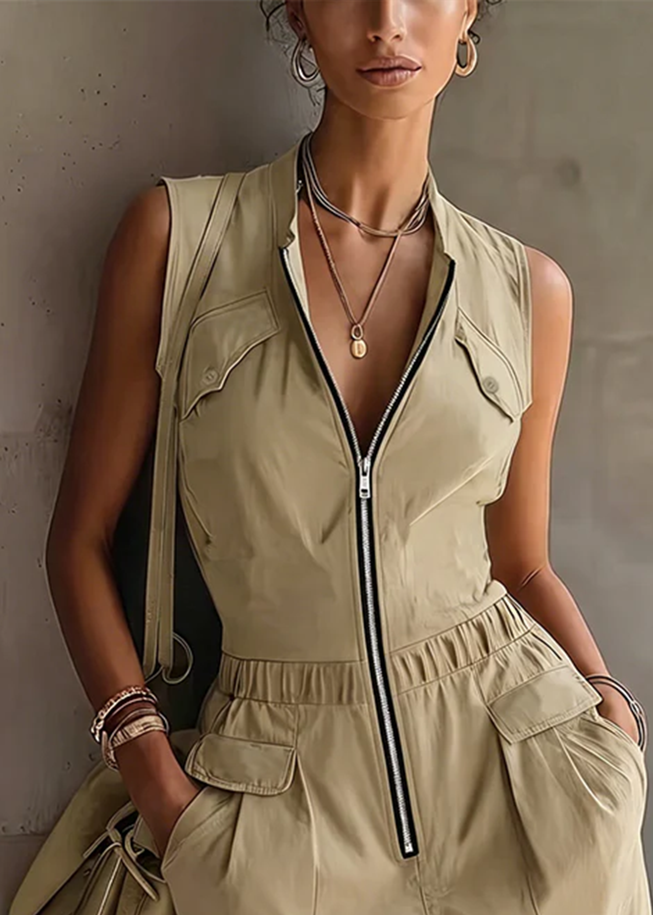 Inez Sleeveless Mini Dress