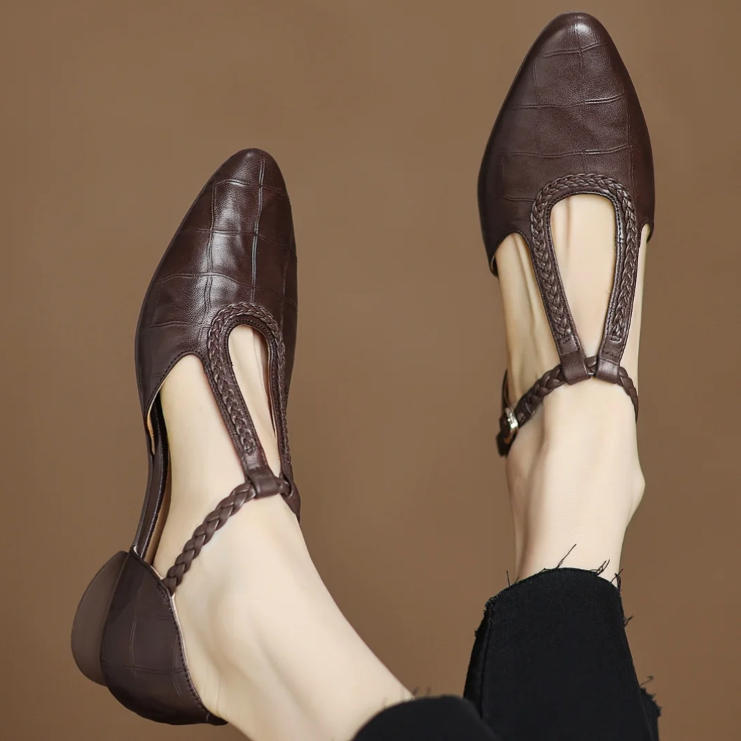 Vivian | Leather Mary Janes