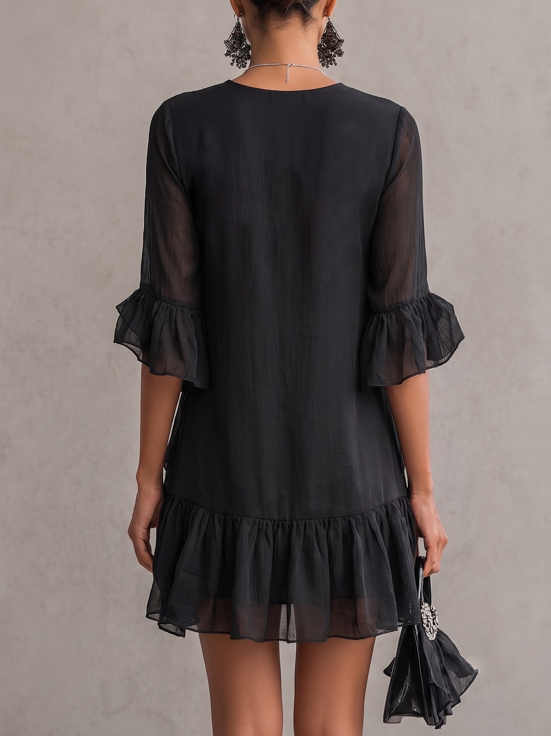Mara Ruffled Mini Dress