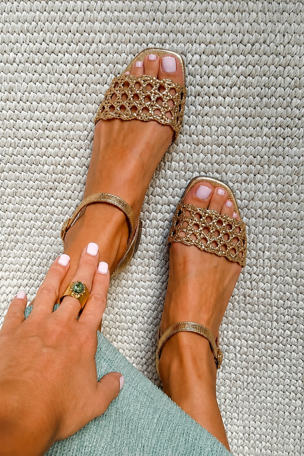 Camila - Golden Summer Enchantment Sandals