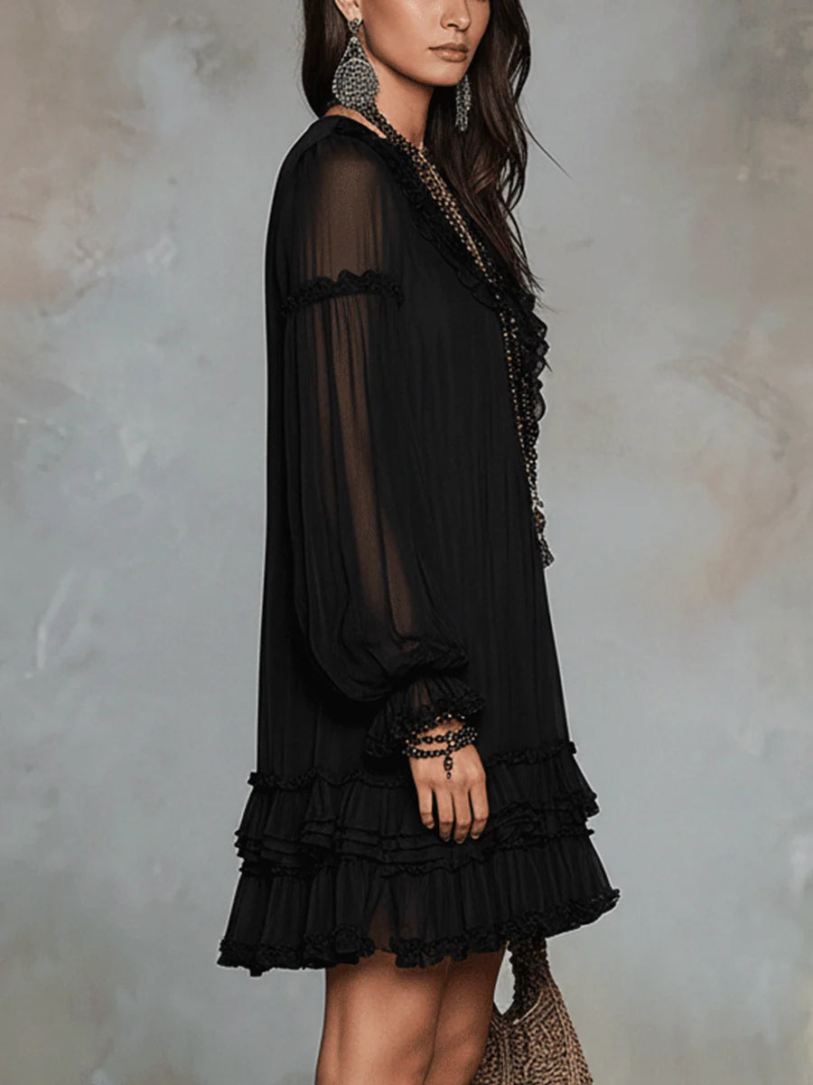 Esme Ruffled Mini Dress