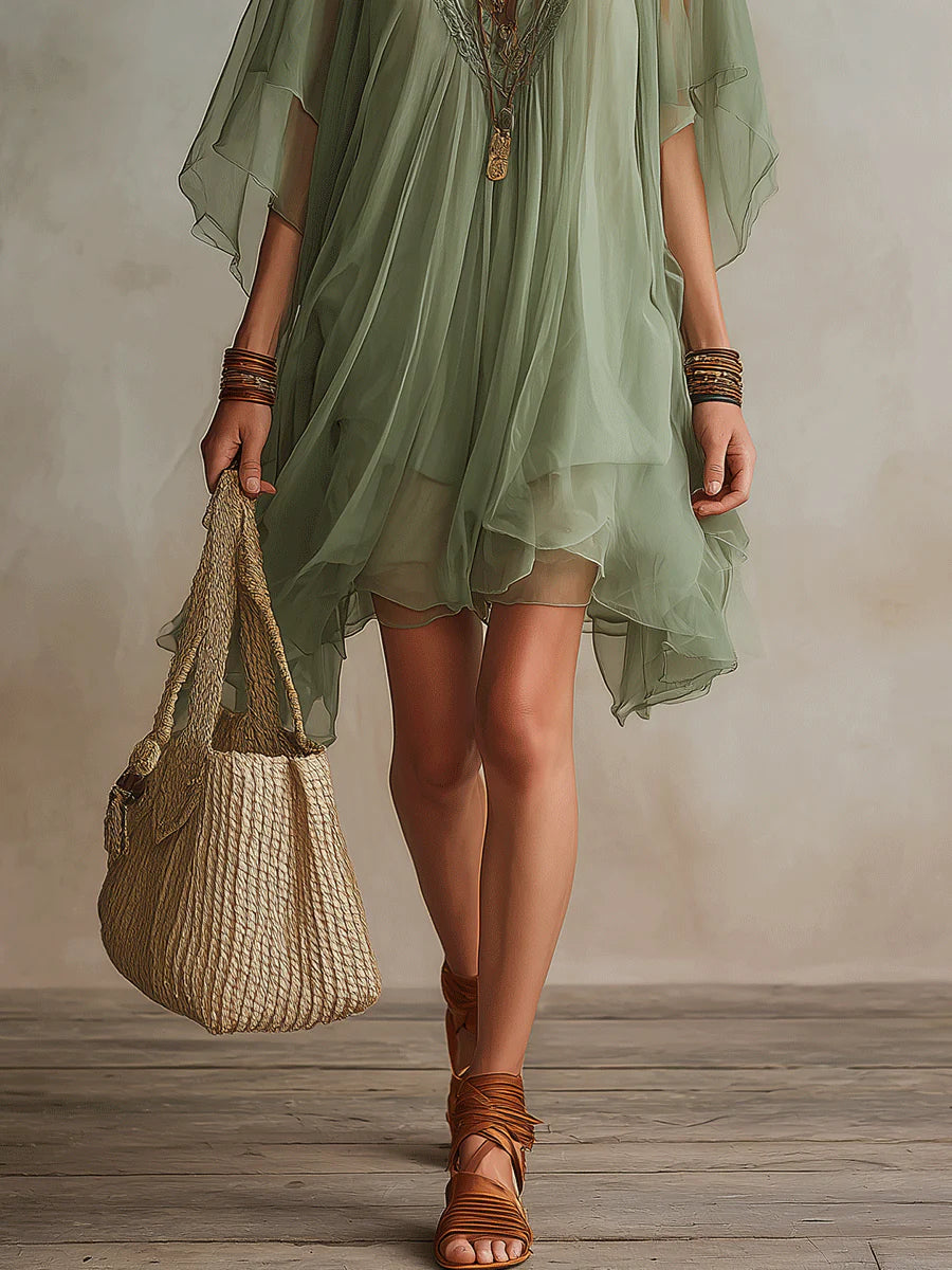 Mara Tiered Mini Dress