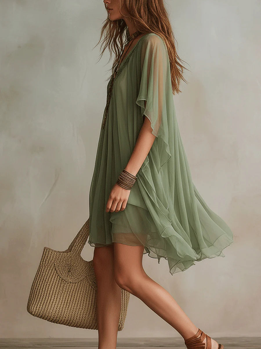 Mara Tiered Mini Dress