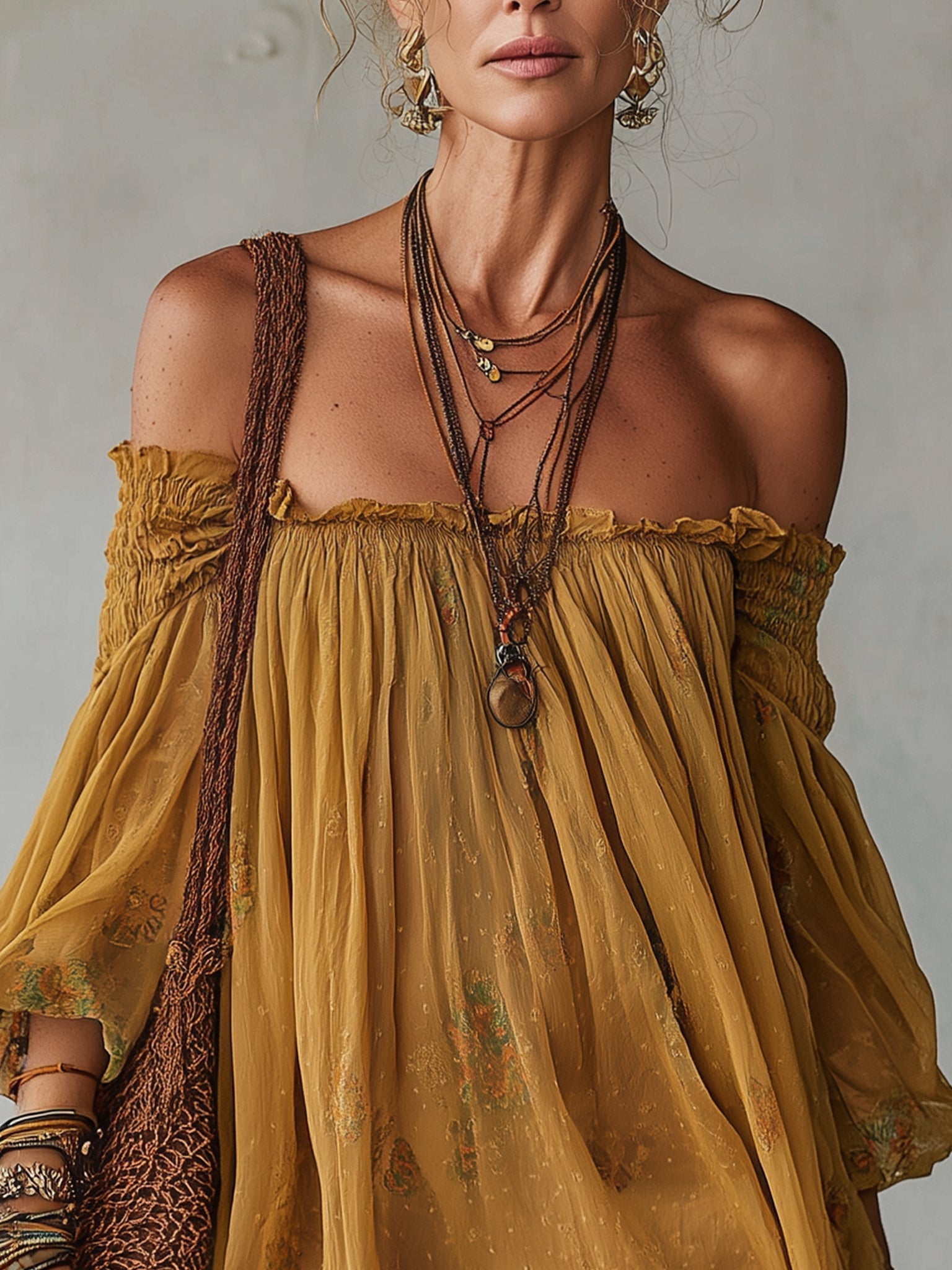 Mira Off-Shoulder Mini Dress