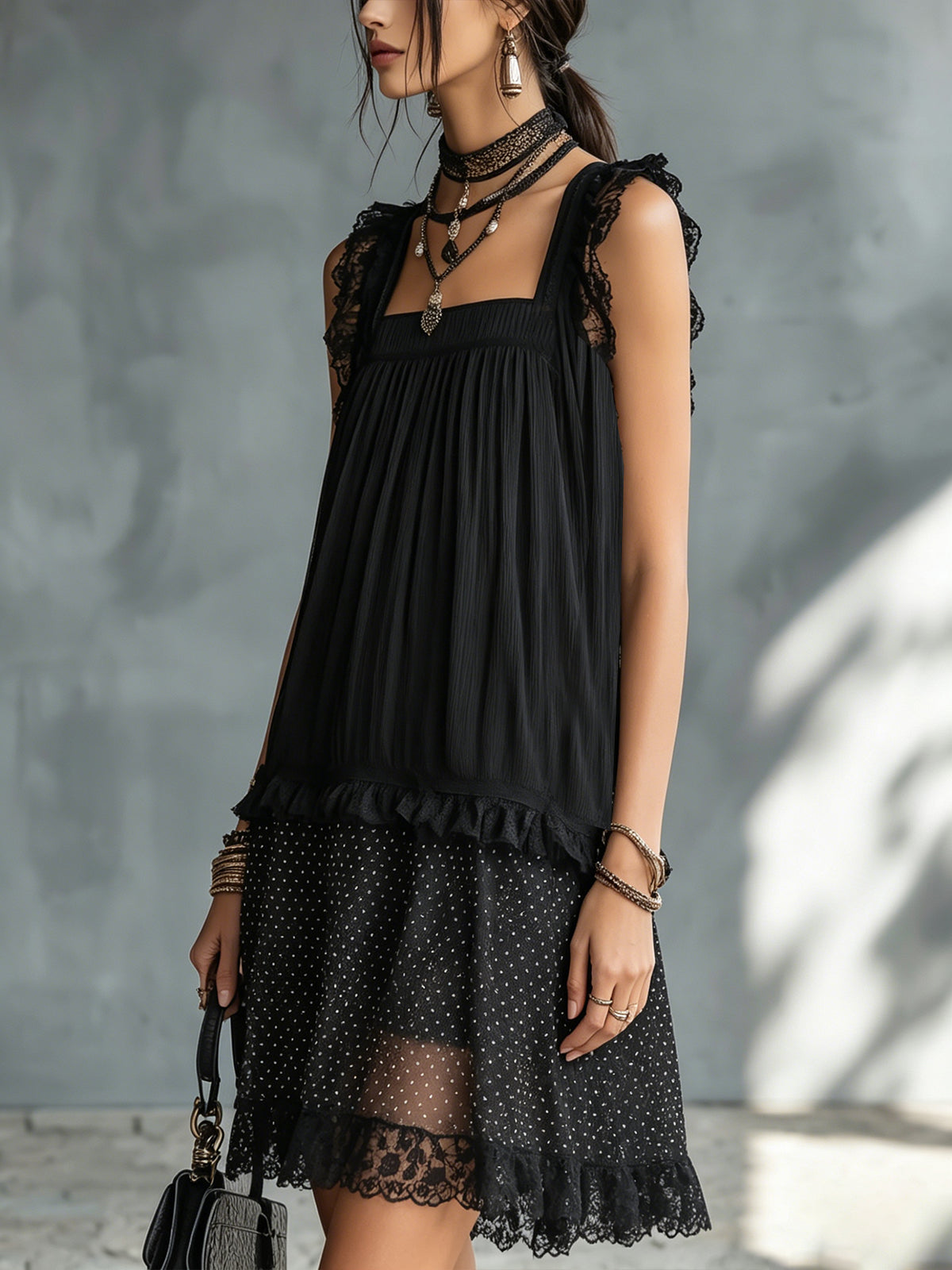 Colette Polka Dot Mini Dress