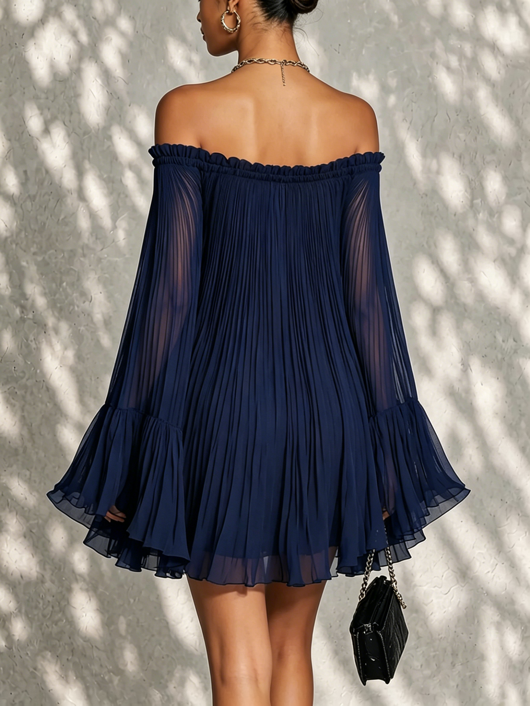 Lena Off-Shoulder Mini Dress
