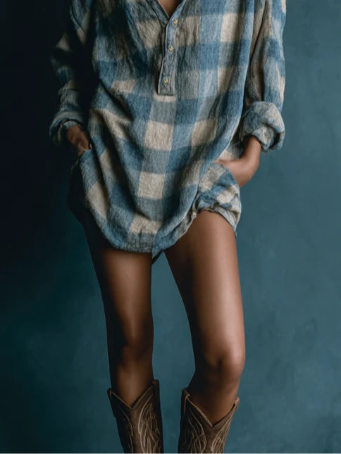 Iris Henley Mini Dress