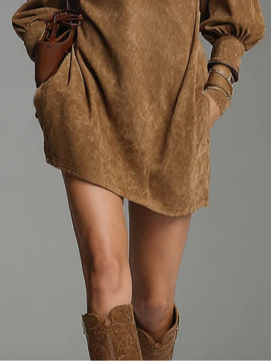 Mara Turtleneck Mini Dress