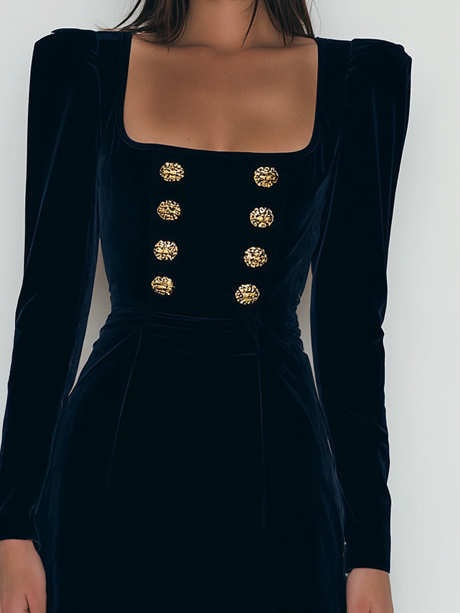 Clara Velvet Mini Dress