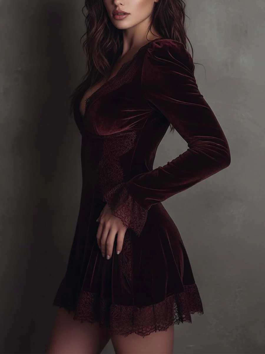 Mara V-Neck Mini Dress