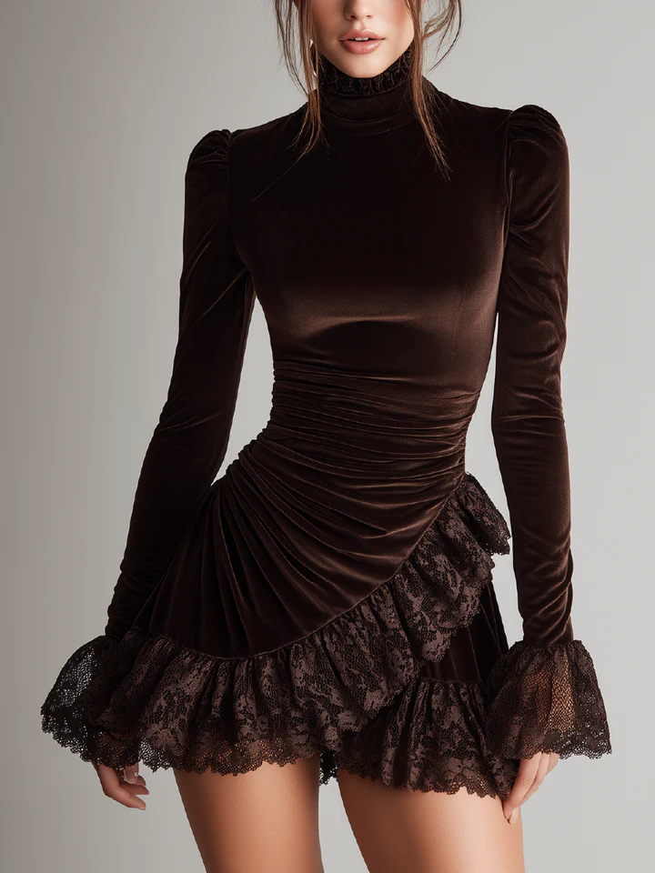 Clara Turtleneck Mini Dress