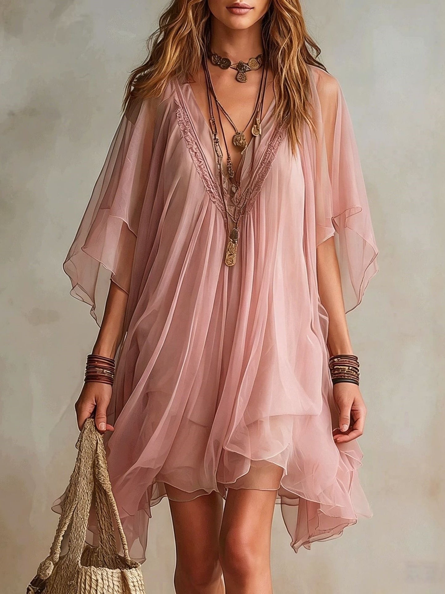 Mara Tiered Mini Dress