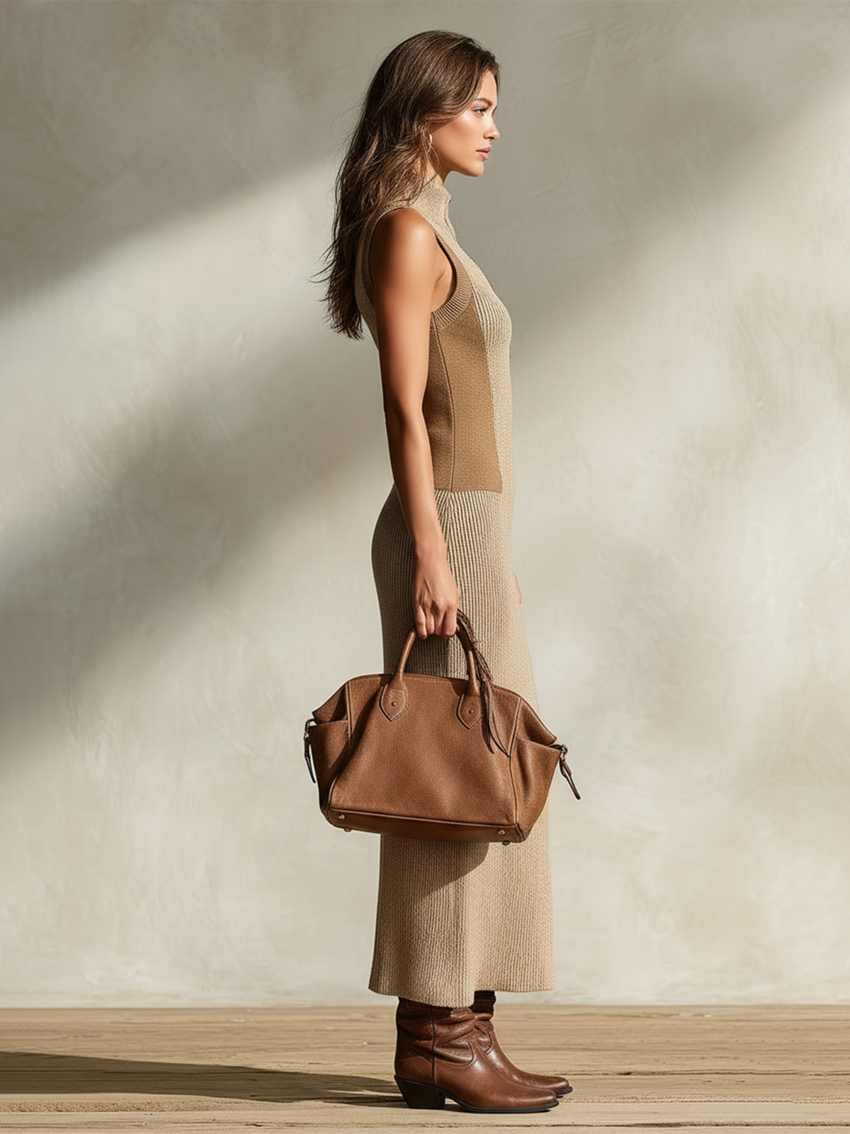 Apollonia™ Button-Front Ribbed Maxi Dress