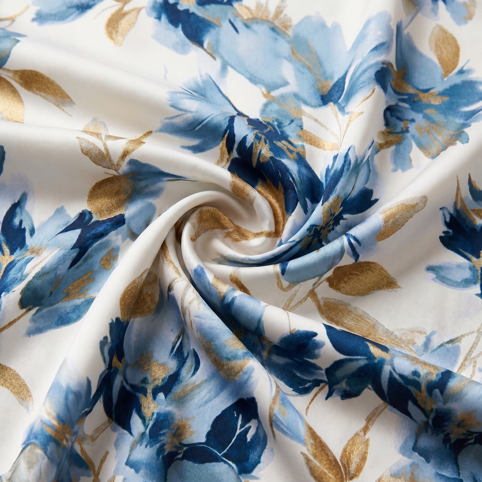 Denise | Floral Wrap Waist Midi Dress