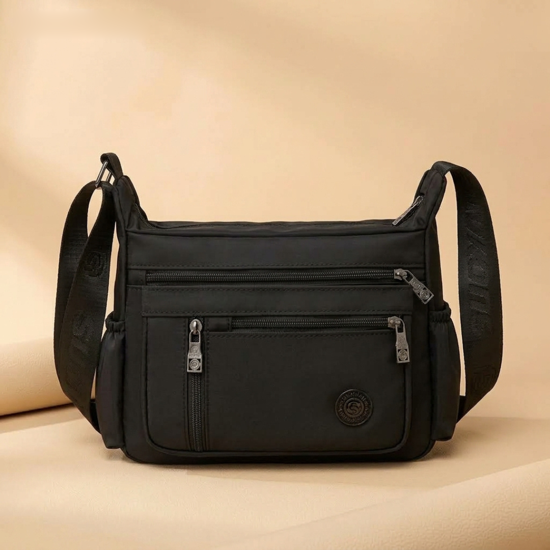 Iris Everyday Crossbody Bag - Black