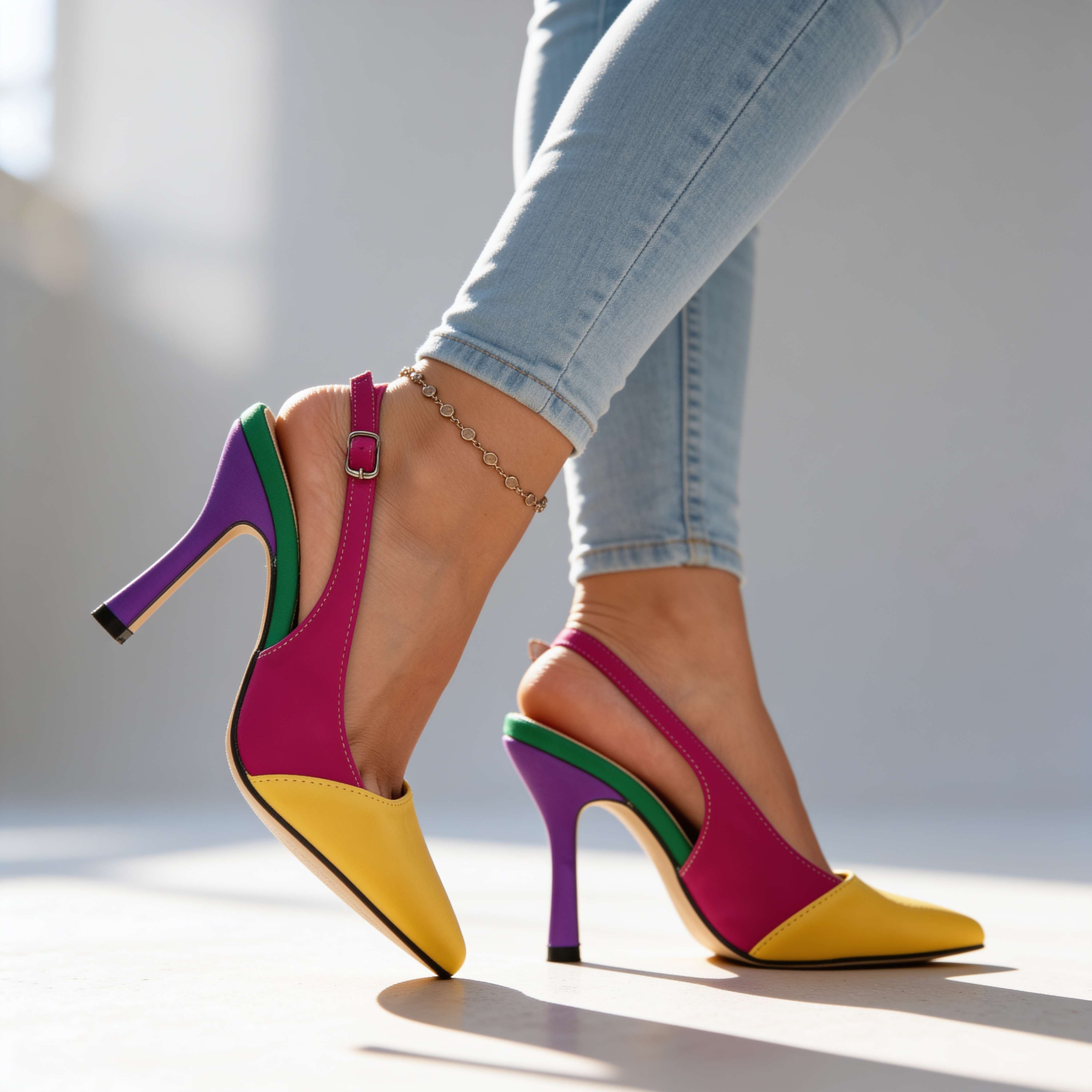 Layla Slingback Heels