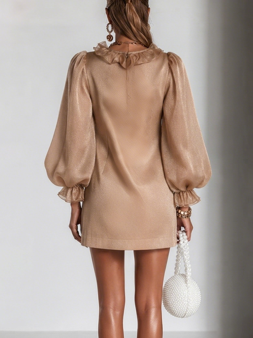 Maeve Puff-Sleeve Mini Dress