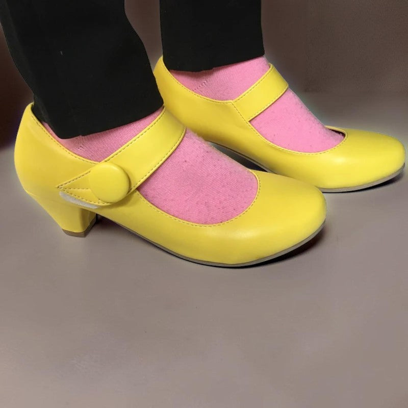 Clementine | Block Heel Mary Janes with Adjustable Strap
