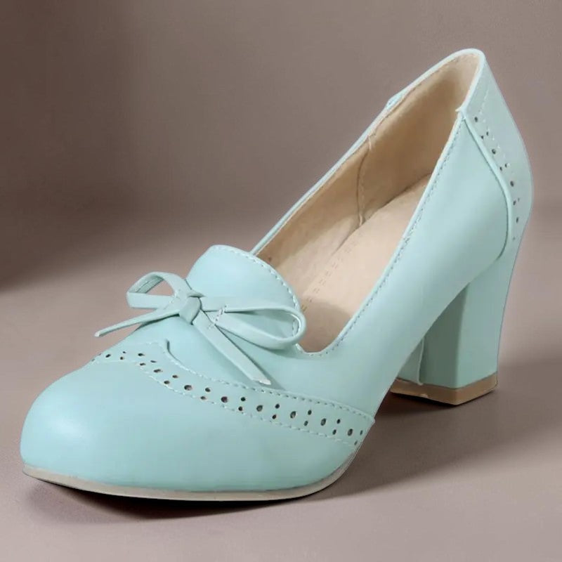 Adelaide | Bow Slip-On Pumps with Closed-Toe Shape