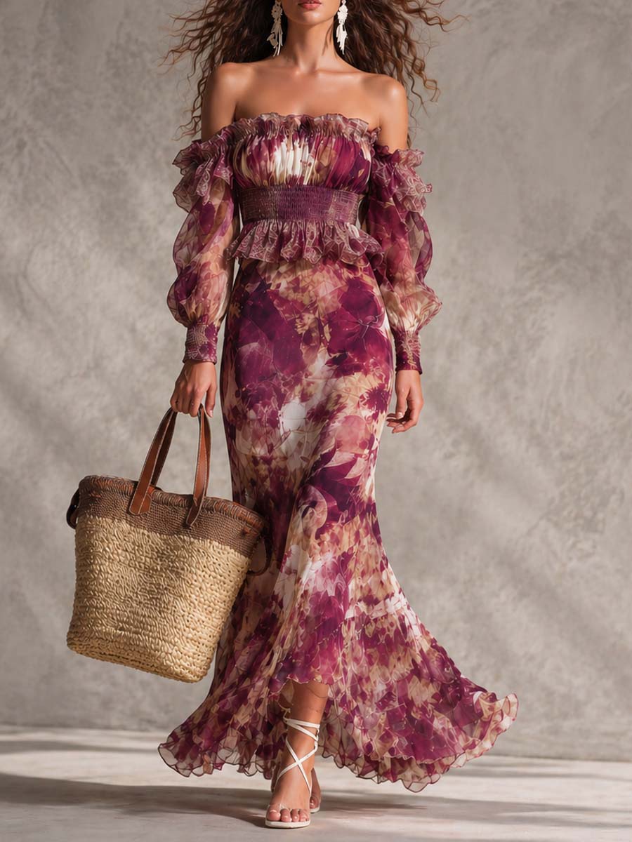 Vera Off-Shoulder Maxi Dress
