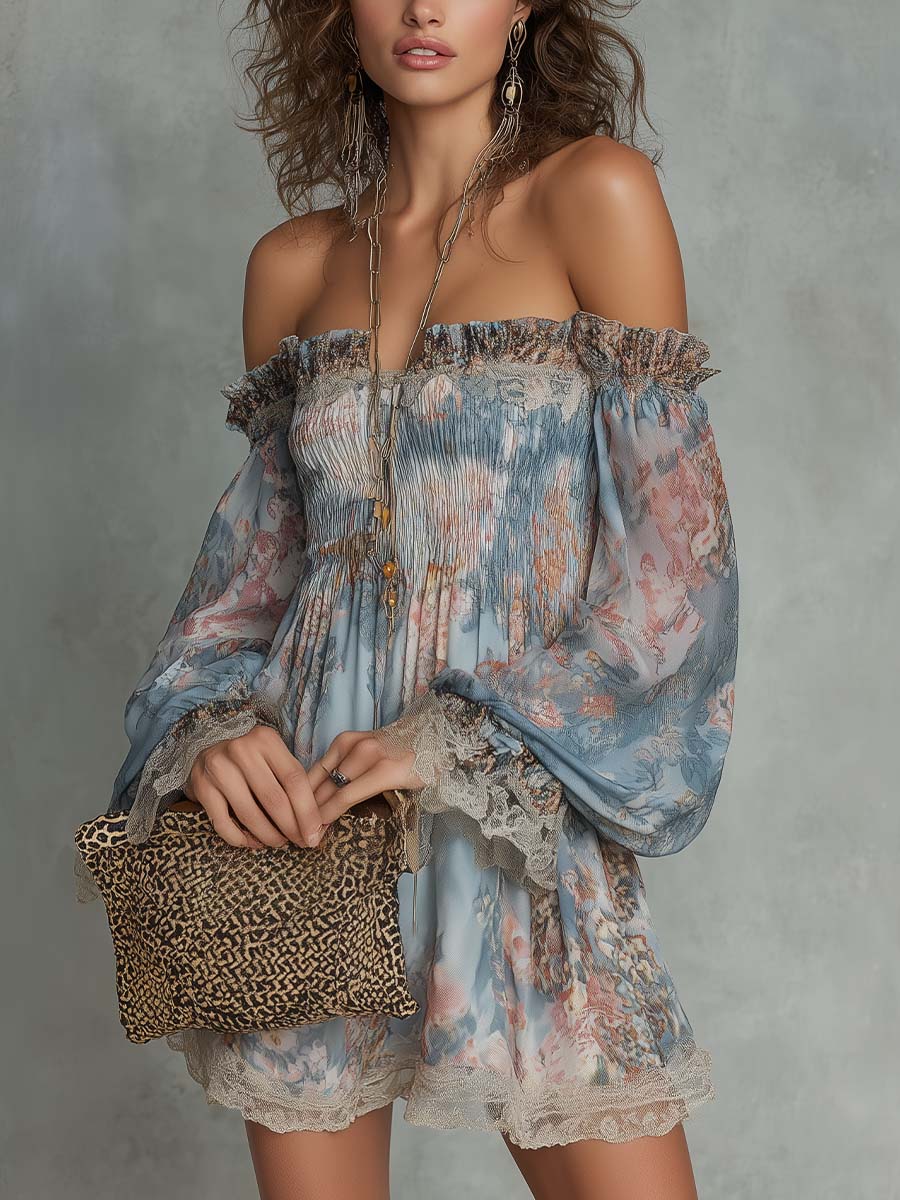 Aria Off-Shoulder Mini Dress