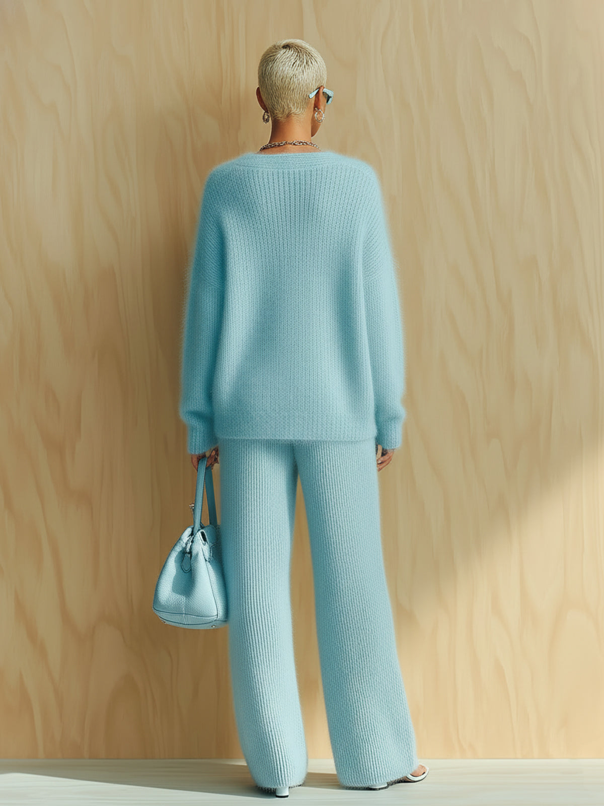 Melisande™ Fuzzy Knit Lounge Set