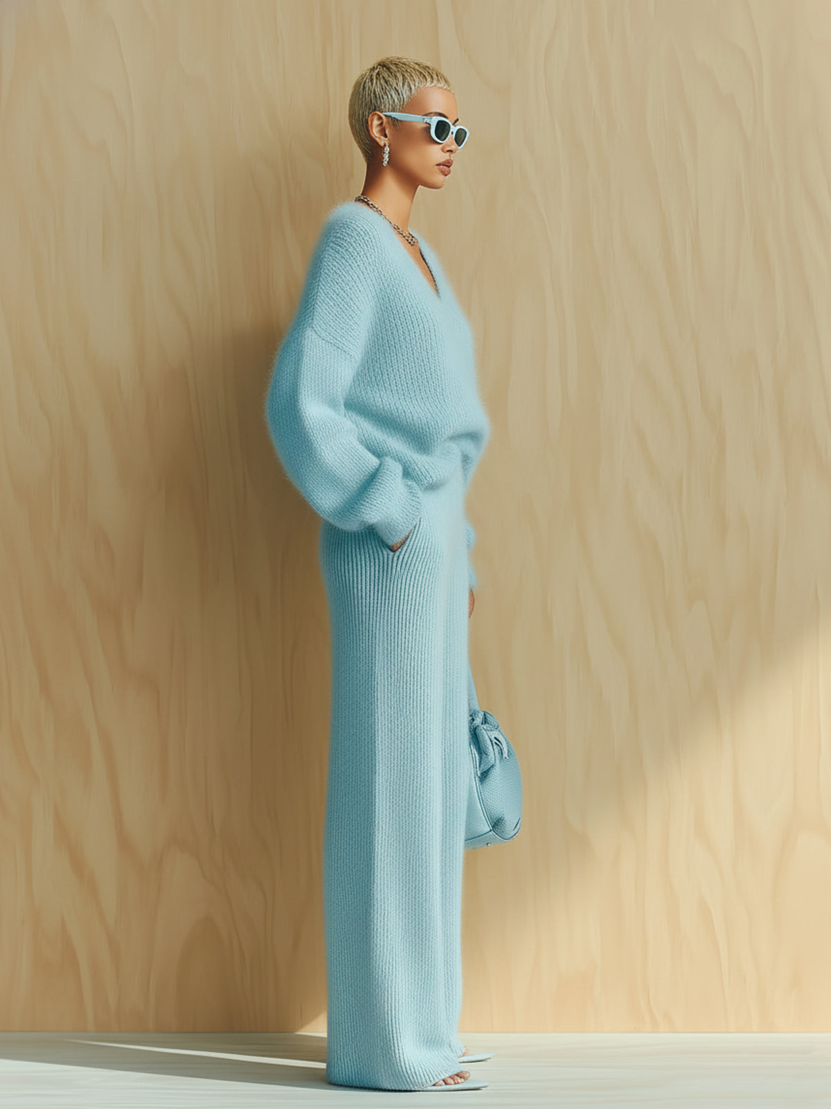 Melisande™ Fuzzy Knit Lounge Set