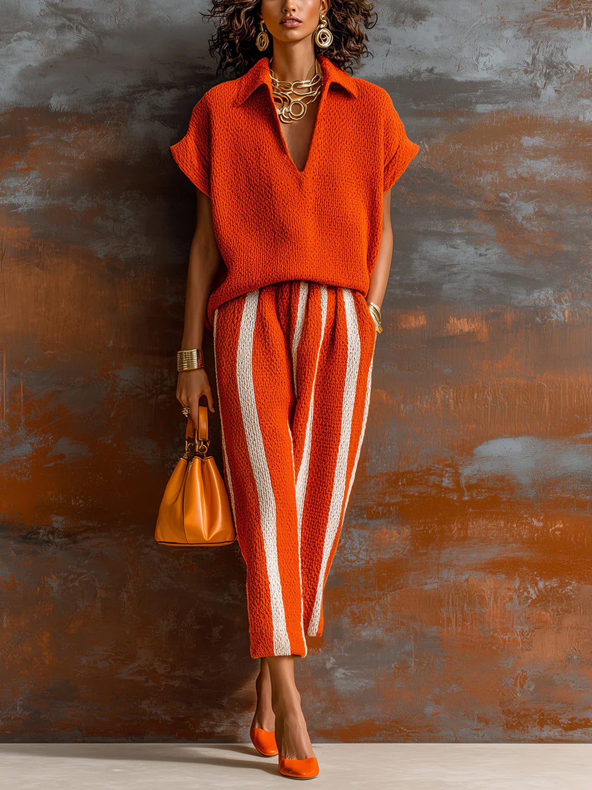 Berenice™ Colorblock Knit Two-Piece Set
