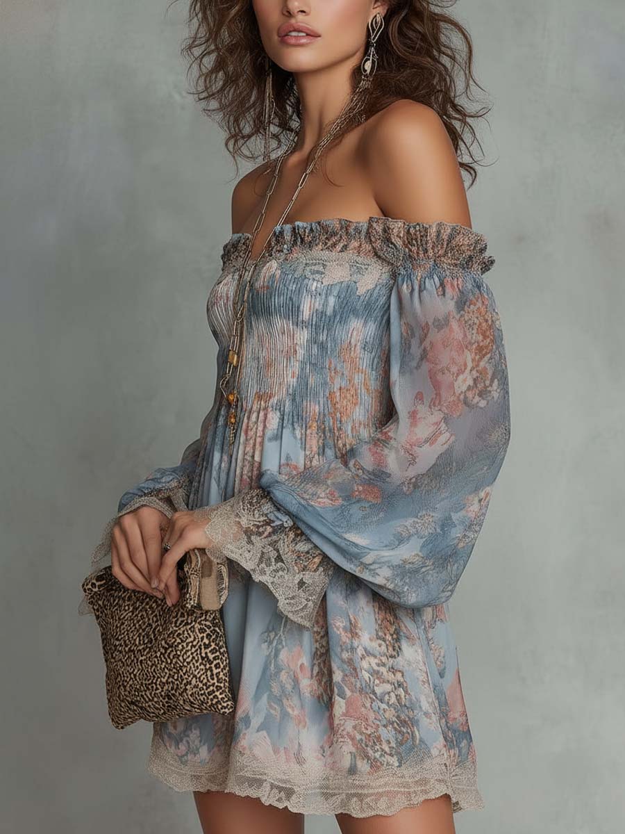 Aria Off-Shoulder Mini Dress
