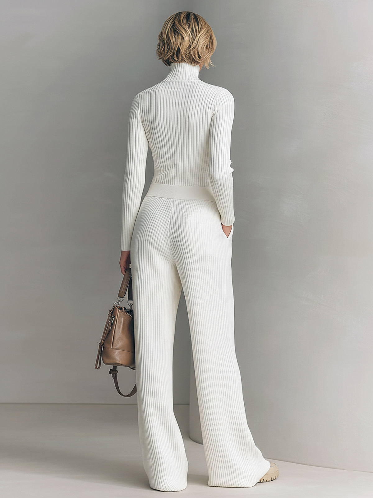 Katriona™ Mock Neck Knit Two-Piece Set