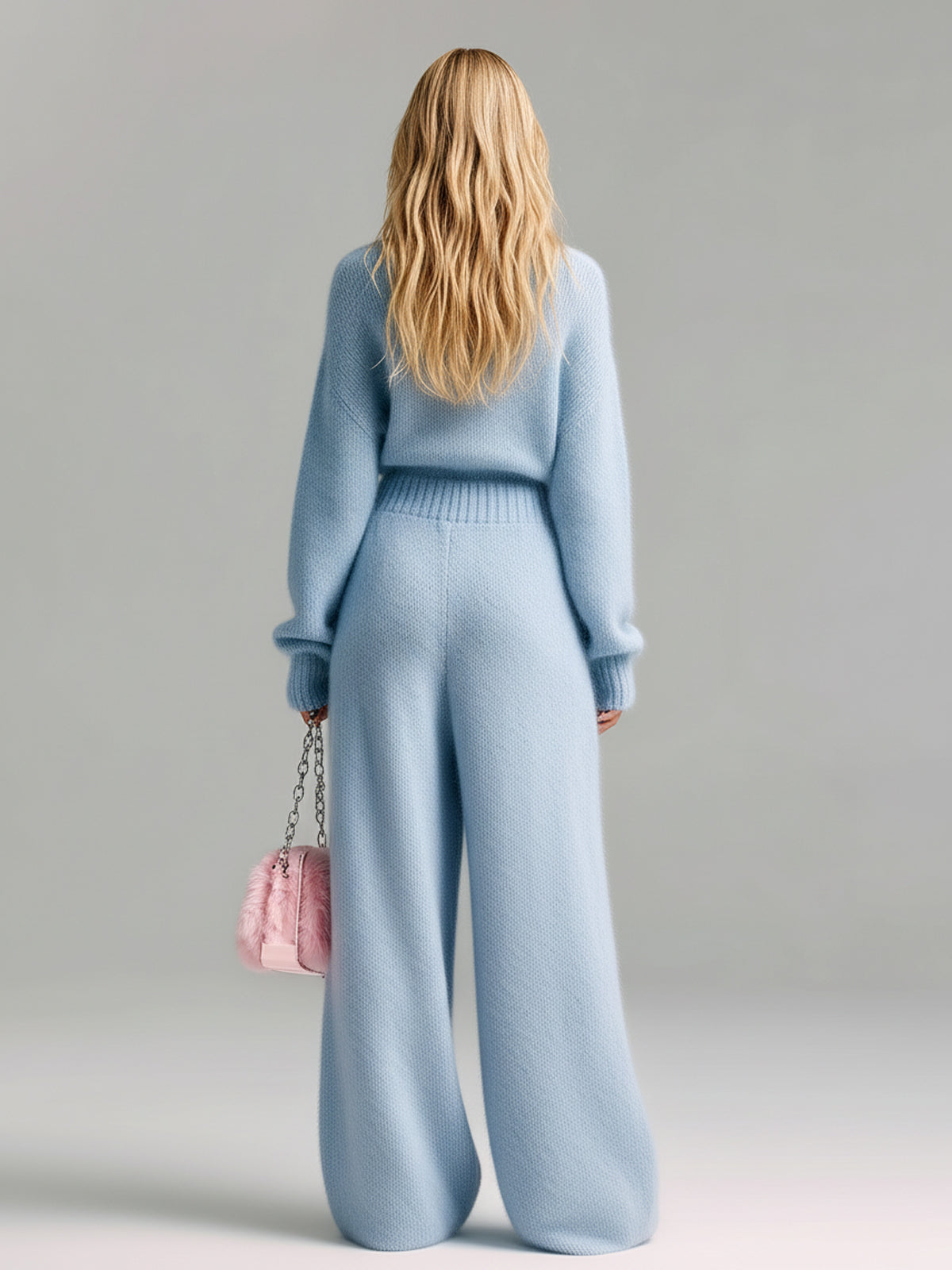 Olympe™ Oversized Fuzzy Wide-Leg Jumpsuit