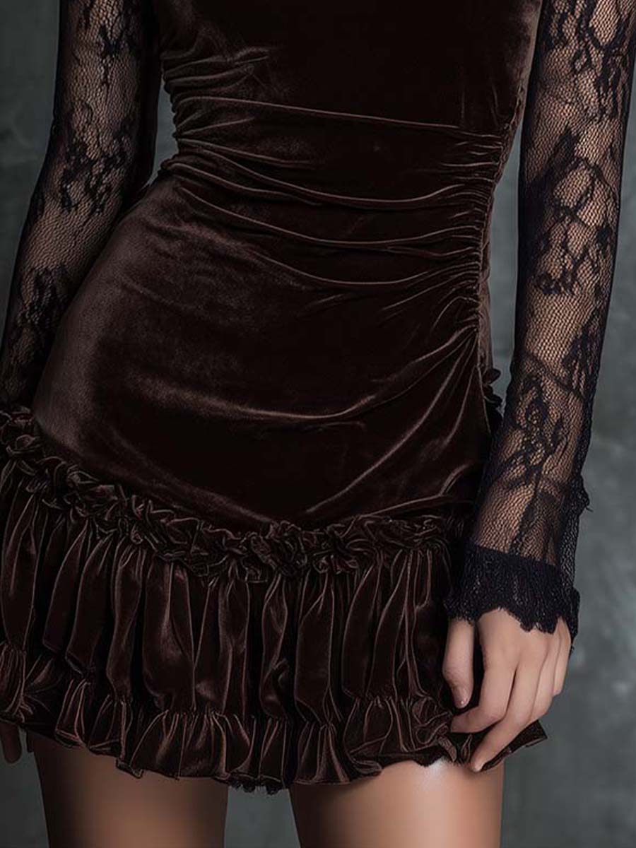 Nora Pleated Mini Dress