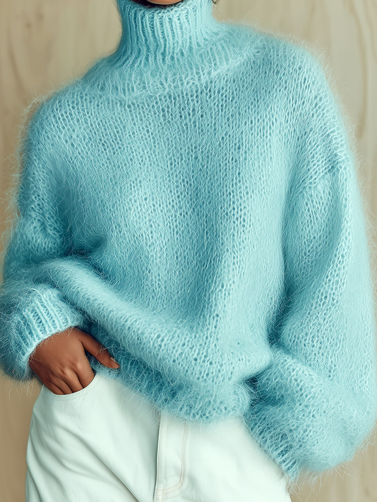Maribel™ Slouchy Turtleneck Sweater