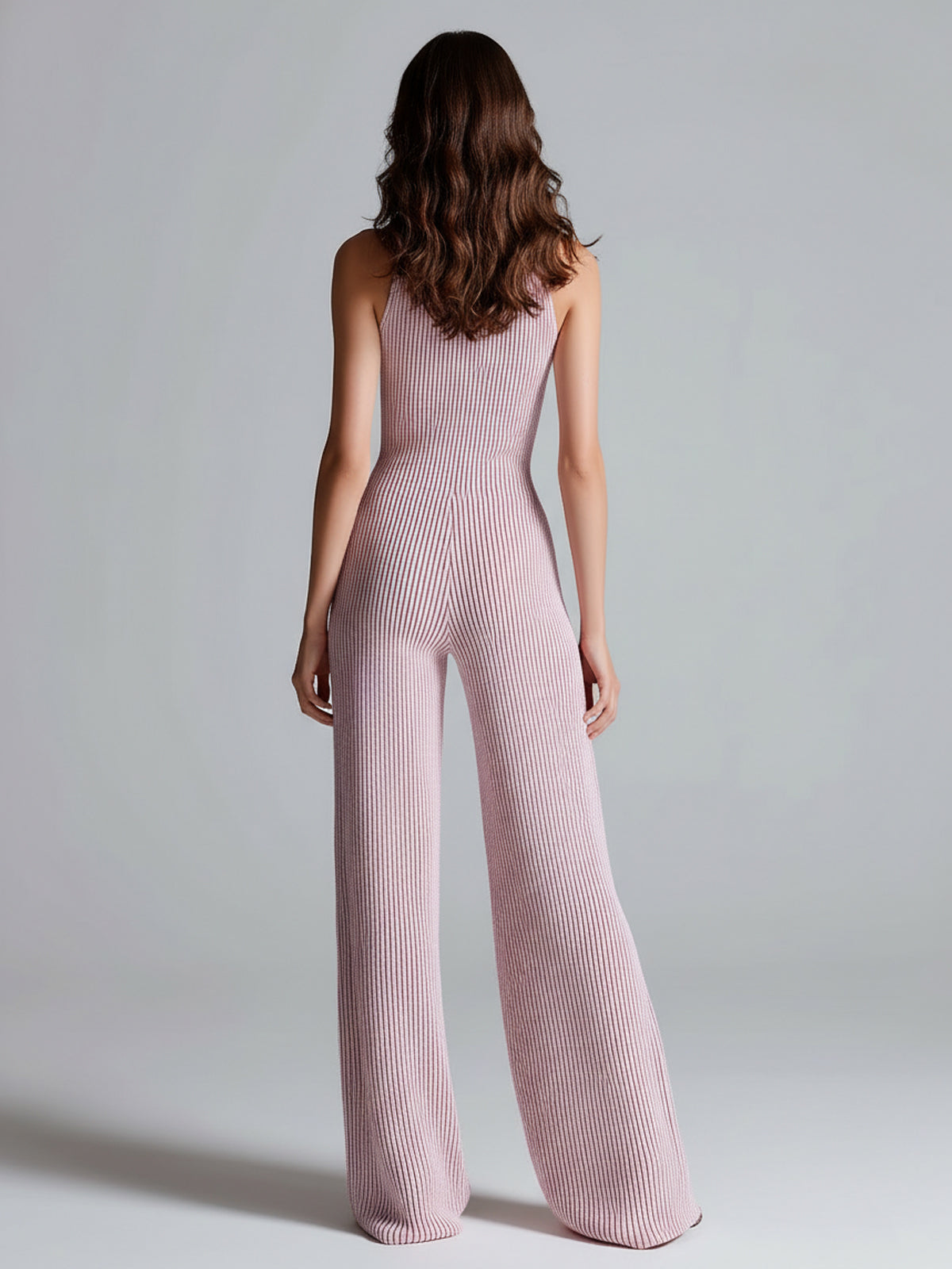 Eulalie™ Zip-Front Ribbed Jumpsuit