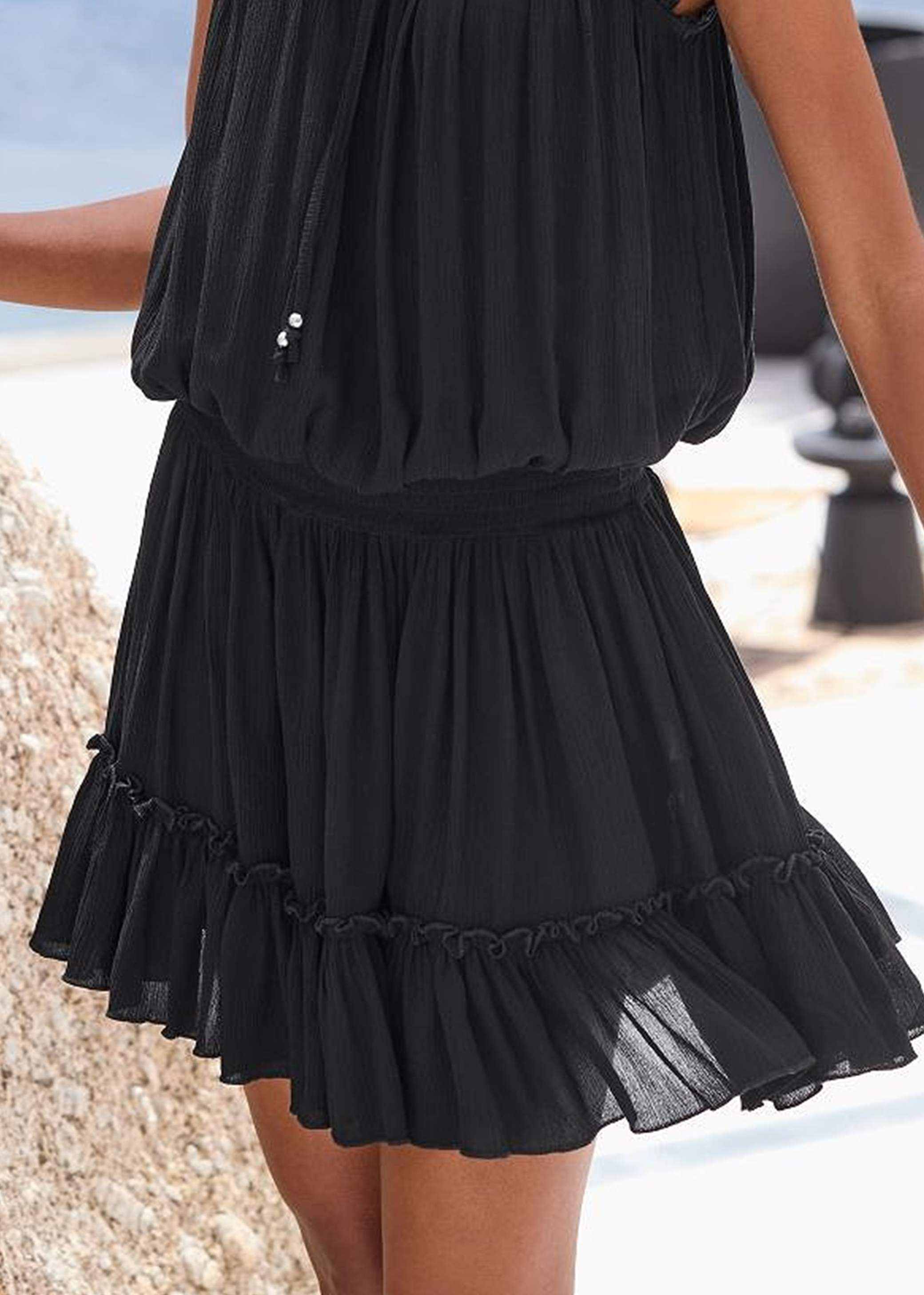 Mira V-Neck Mini Dress