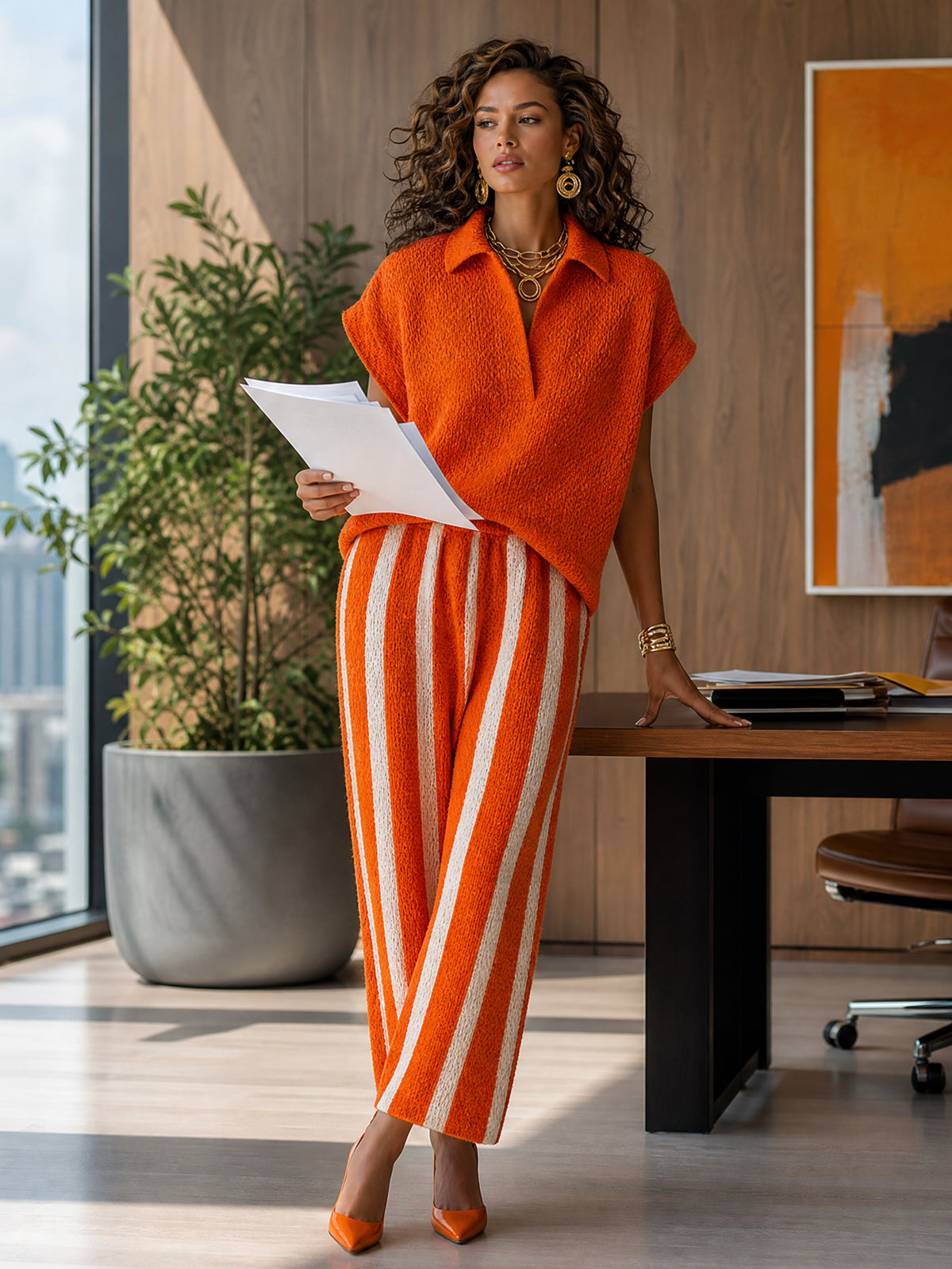 Berenice™ Colorblock Knit Two-Piece Set