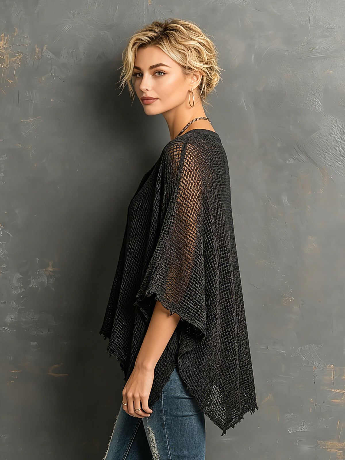 Ariadne™ Batwing Henley Sweater