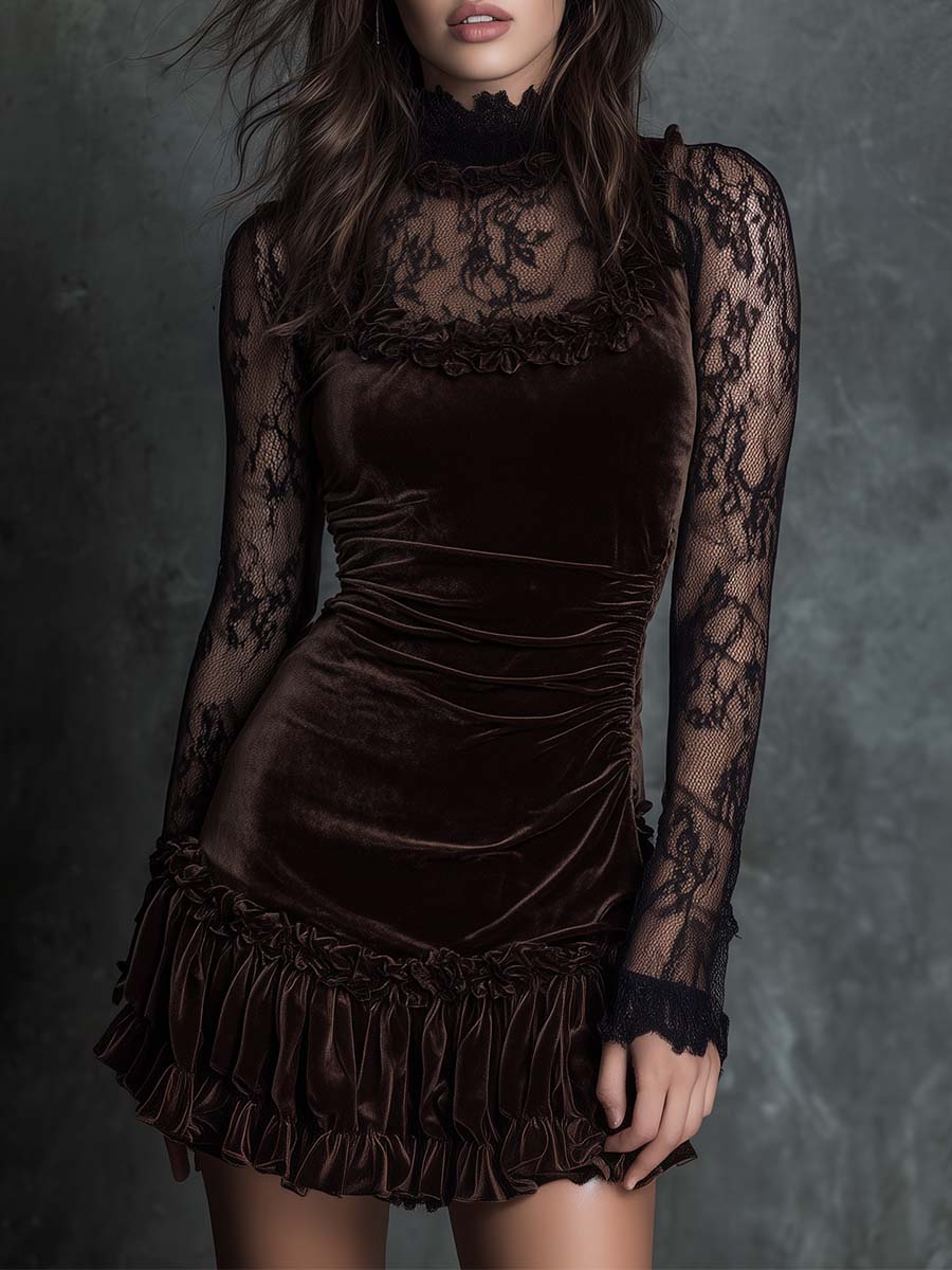 Nora Pleated Mini Dress